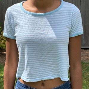 pacsun cropped tee
